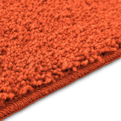 Anti-slip Bath Mat Set 3 pcs Orange PP