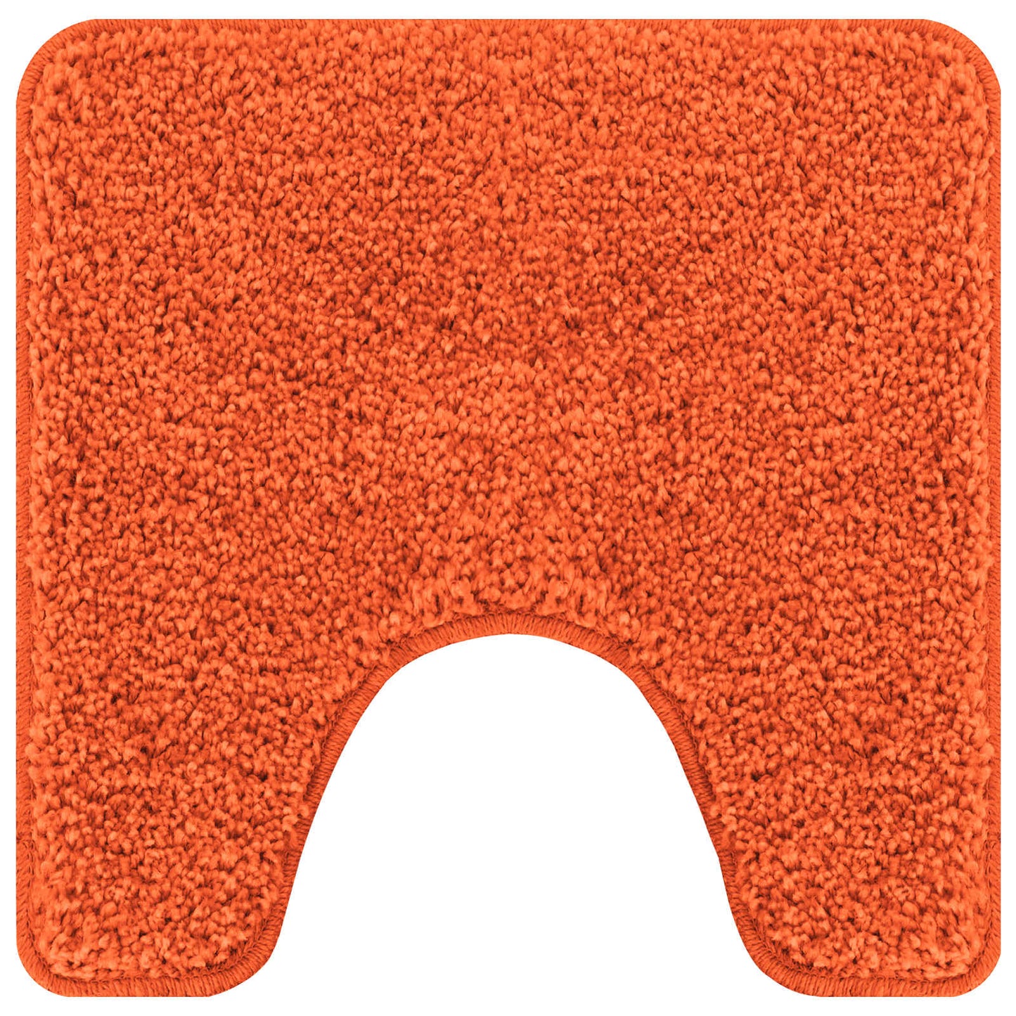 Anti-slip Bath Mat Set 3 pcs Orange PP