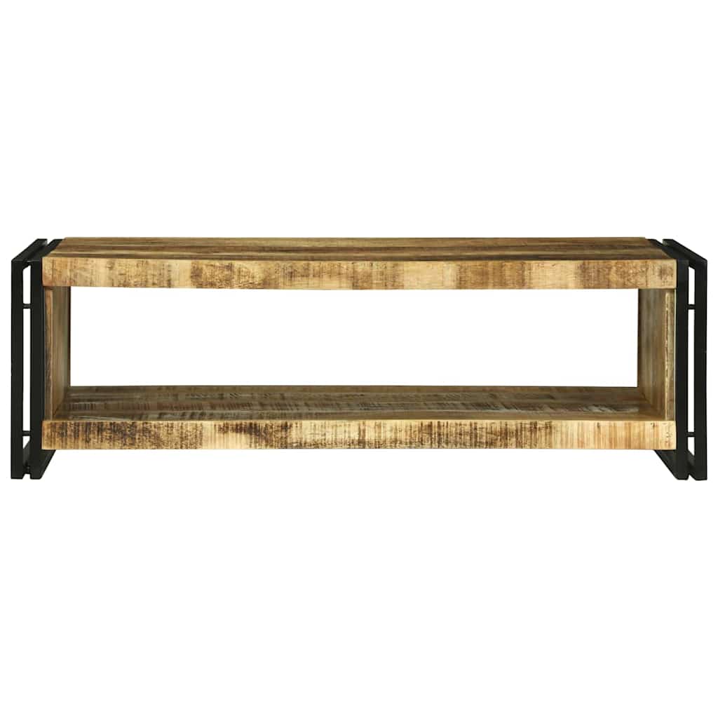 Coffee Table Brown 120 x 50 x 38 cm Solid Mango Wood