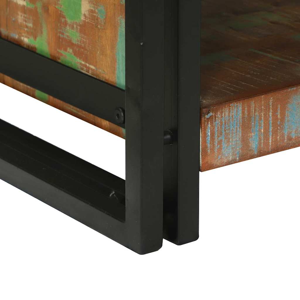 Coffee Table Multicolour 120 x 50 x 38 cm Solid Reclaim Wood