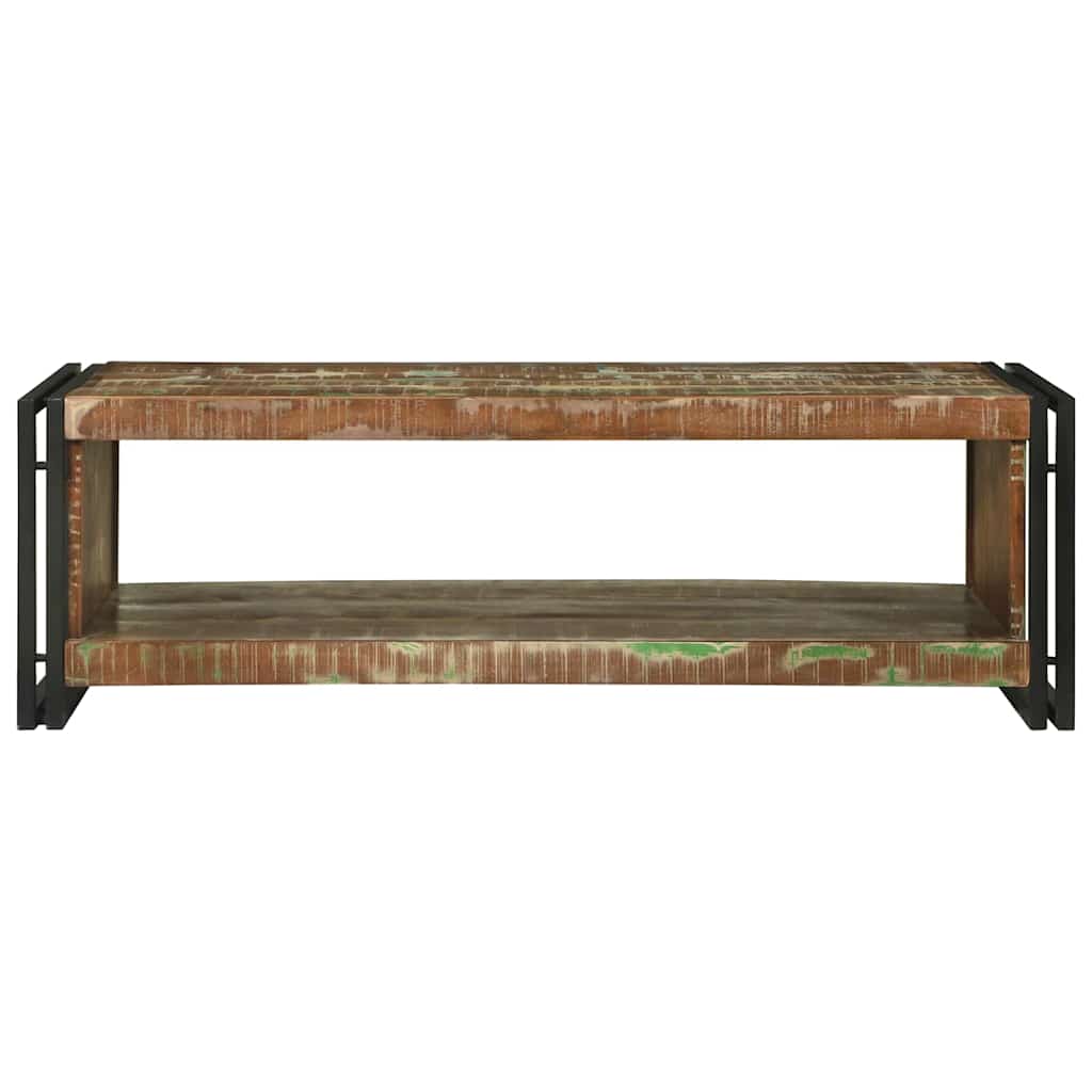Coffee Table Multicolour 120 x 50 x 38 cm Solid Reclaim Wood
