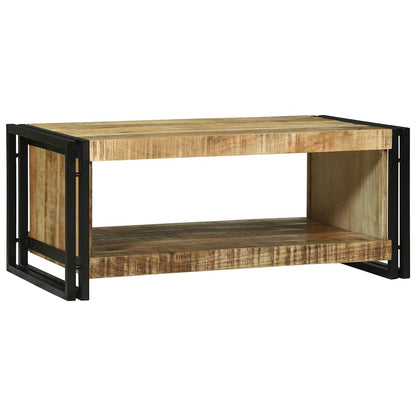 Coffee Table Brown 90 x 50 x 38 cm Solid Mango Wood