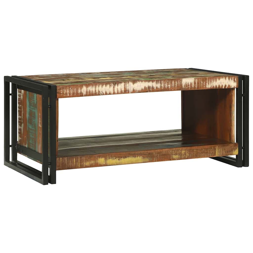 Coffee Table Multicolour 90 x 50 x 38 cm Solid Reclaim Wood