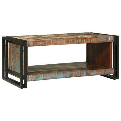 Coffee Table Multicolour 90 x 50 x 38 cm Solid Reclaim Wood