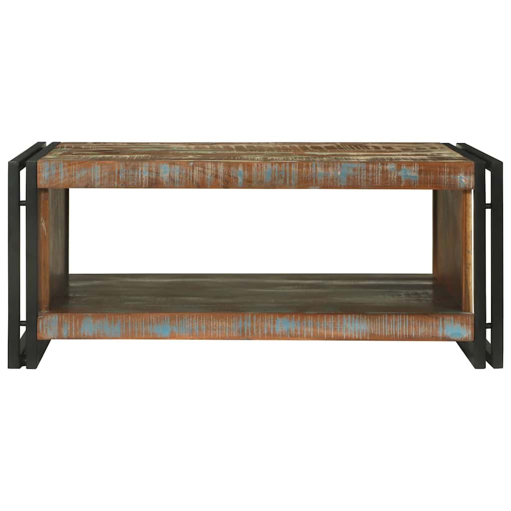 Coffee Table Multicolour 90 x 50 x 38 cm Solid Reclaim Wood