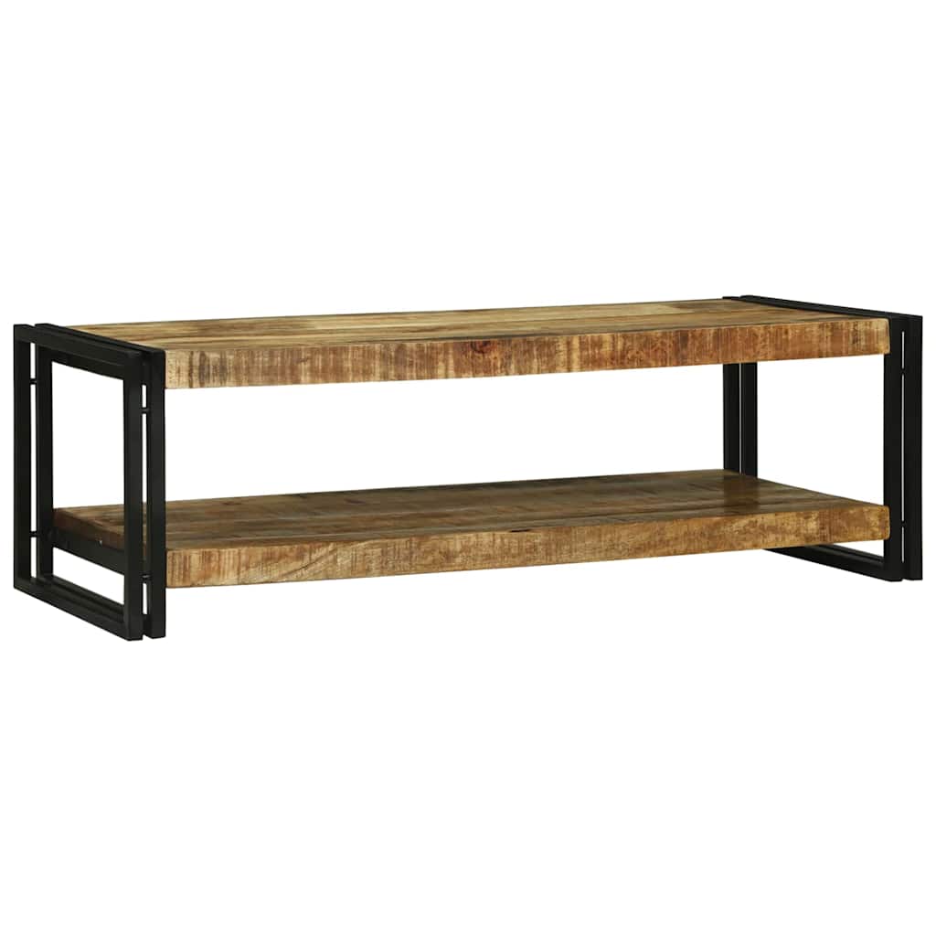 Coffee Table Brown 120 x 50 x 38 cm Solid Mango Wood