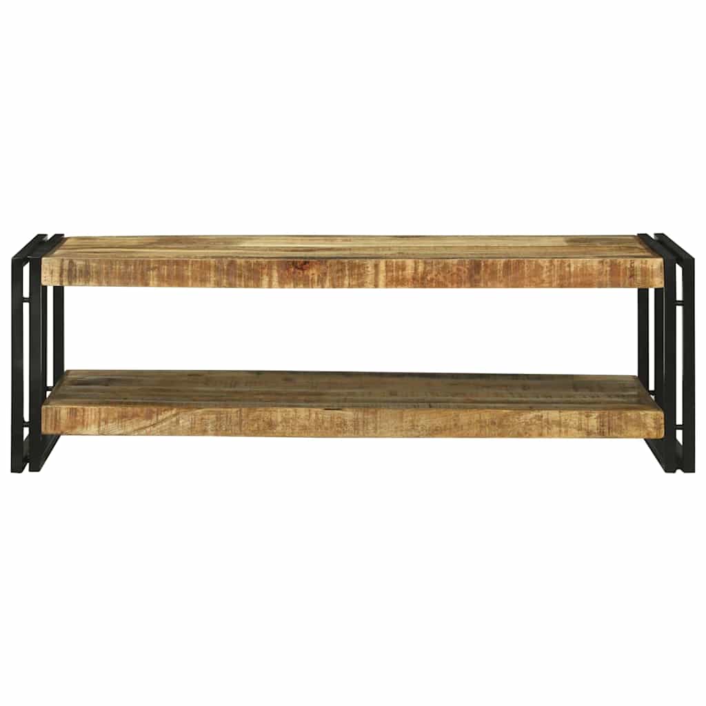 Coffee Table Brown 120 x 50 x 38 cm Solid Mango Wood
