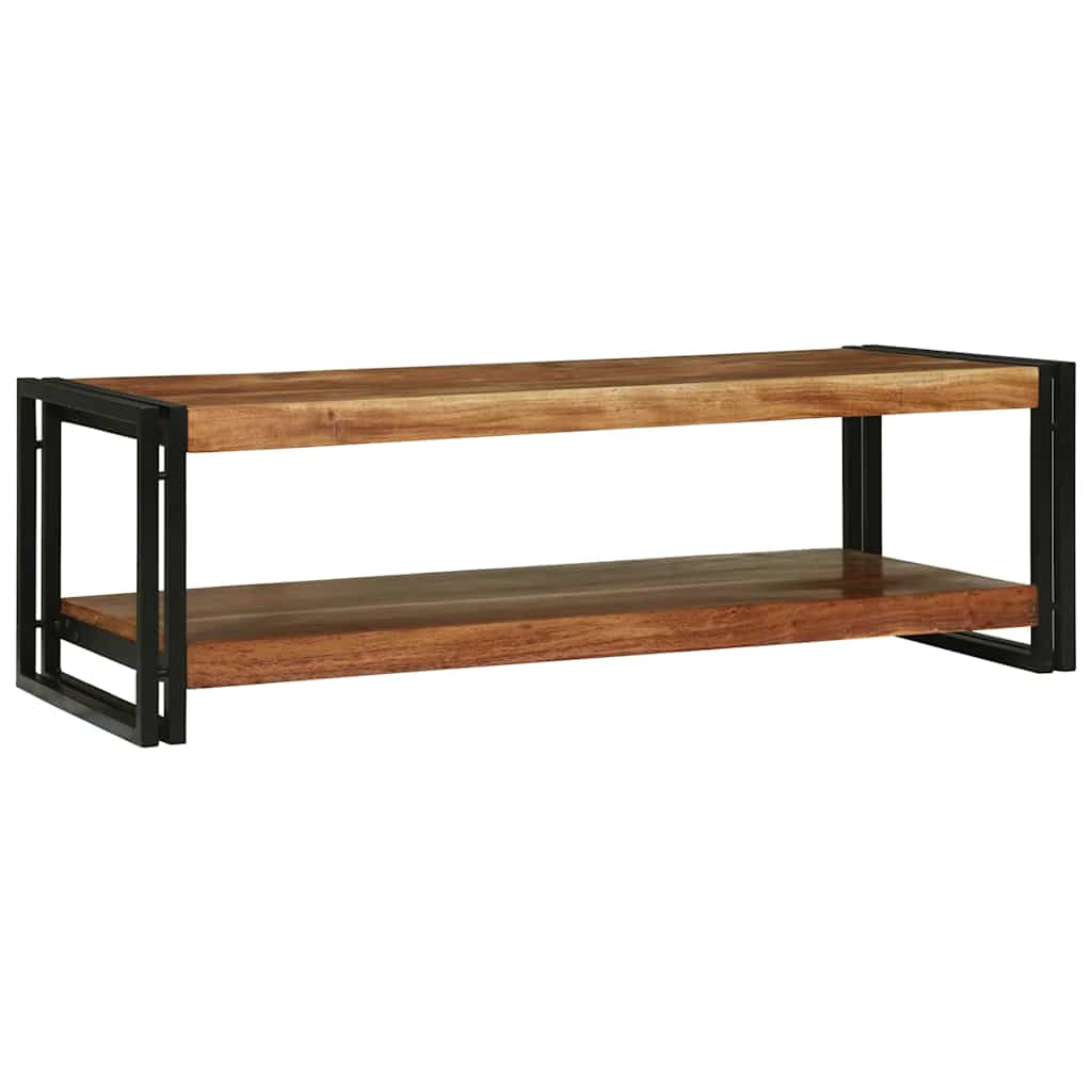 Coffee Table Brown 120 x 50 x 38 cm Solid Acacia Wood