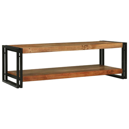 Coffee Table Brown 120 x 50 x 38 cm Solid Acacia Wood
