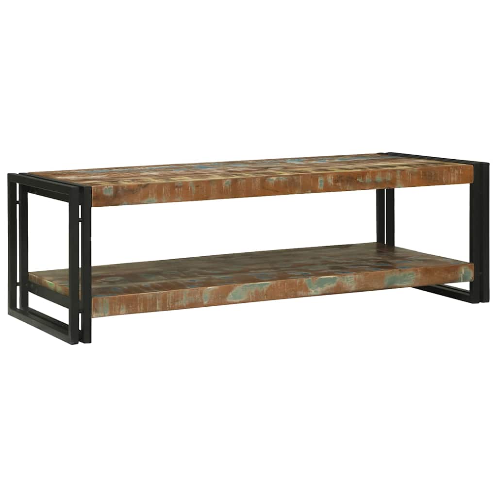 Coffee Table Multicolour 120 x 50 x 38 cm Solid Reclaim Wood