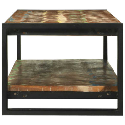 Coffee Table Multicolour 120 x 50 x 38 cm Solid Reclaim Wood