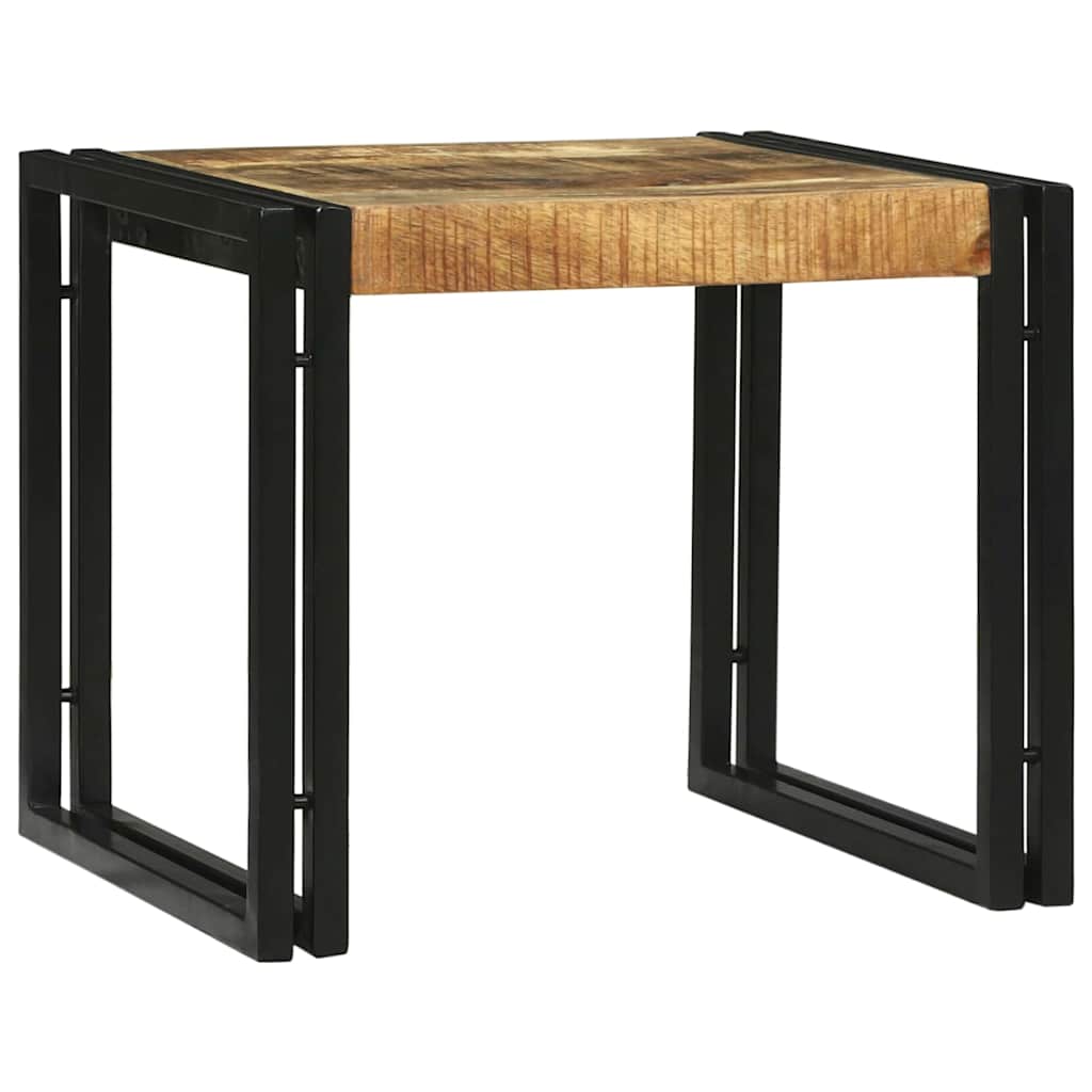 Coffee Table 2 pcs Brown 48 x 40 x 40 cm Solid Mango Wood
