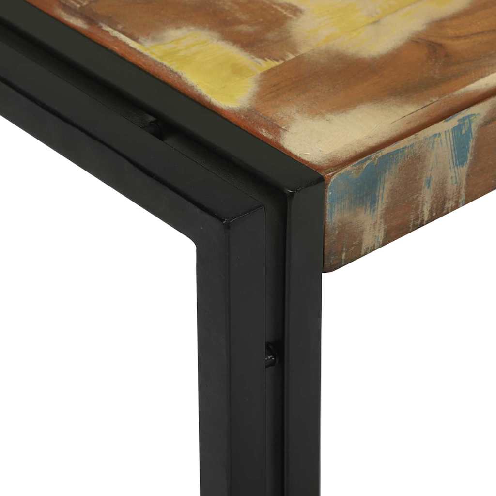 Coffee Table 2 pcs Multicolour Solid Reclaim Wood