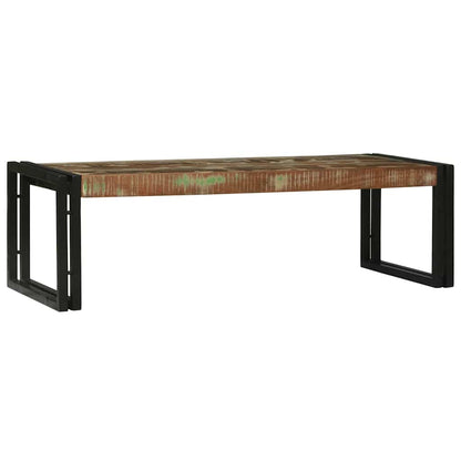 Coffee Table 2 pcs Multicolour Solid Reclaim Wood
