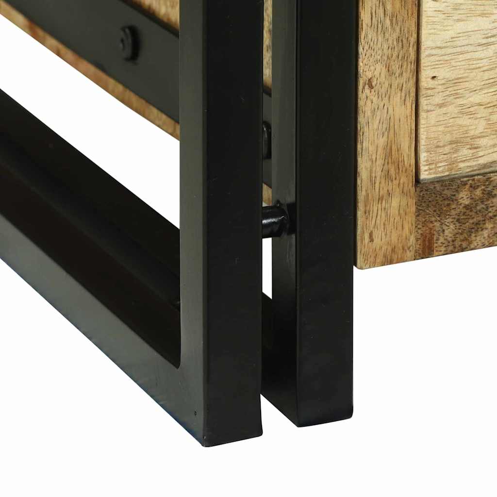 Coffee Table with Drawer Brown 90 x 50 x 38 cm Solid Mango Wood