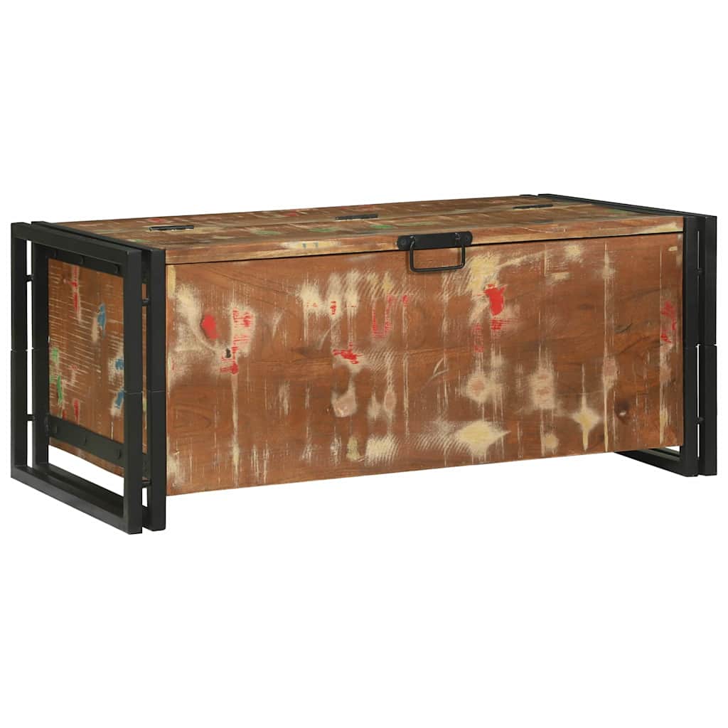 Coffee Table Multicolour 90 x 50 x 38 cm Solid Reclaim Wood
