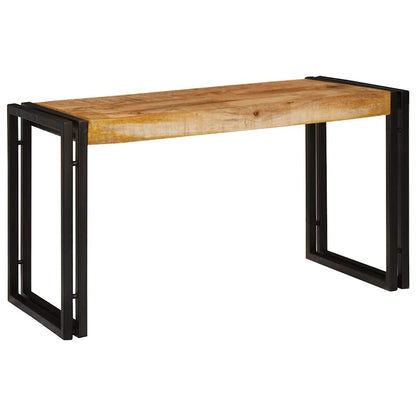 Nesting Table 3 pcs Brown and Black Solid Mango Wood and Metal