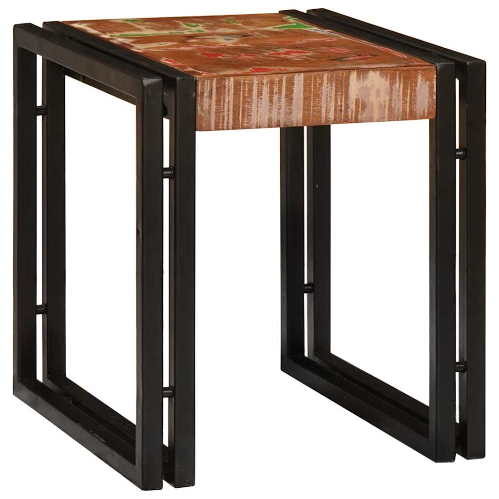 Nesting Table 3 pcs Solid reclaim Wood and Metal
