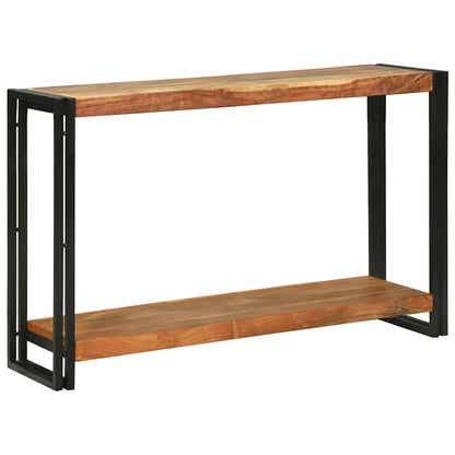 Console Table Brown 120 x 33 x 75 cm Solid Acacia Wood