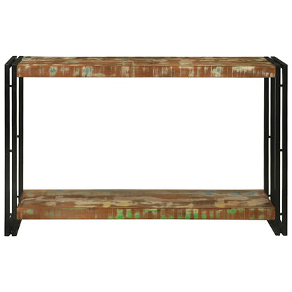 Console Table Multicolour 120 x 33 x 75 cm Solid Reclaim Wood