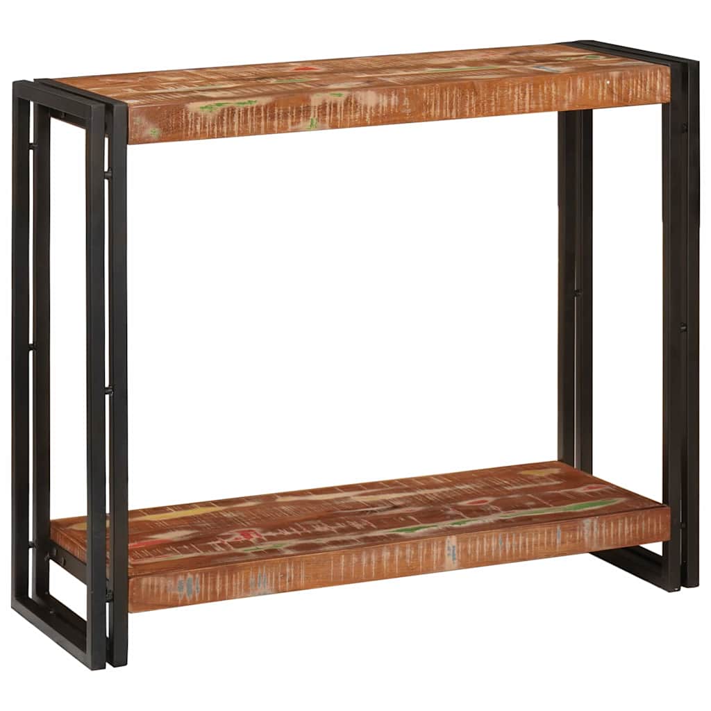 Console Table Multicolour 90 x 33 x 75 cm Solid Reclaim Wood