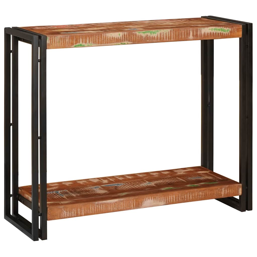 Console Table Multicolour 90 x 33 x 75 cm Solid Reclaim Wood