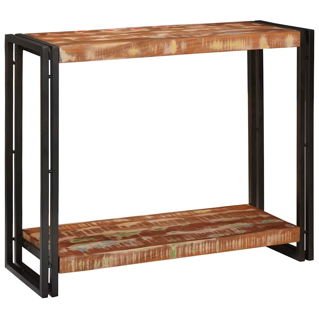 Console Table Multicolour 90 x 33 x 75 cm Solid Reclaim Wood