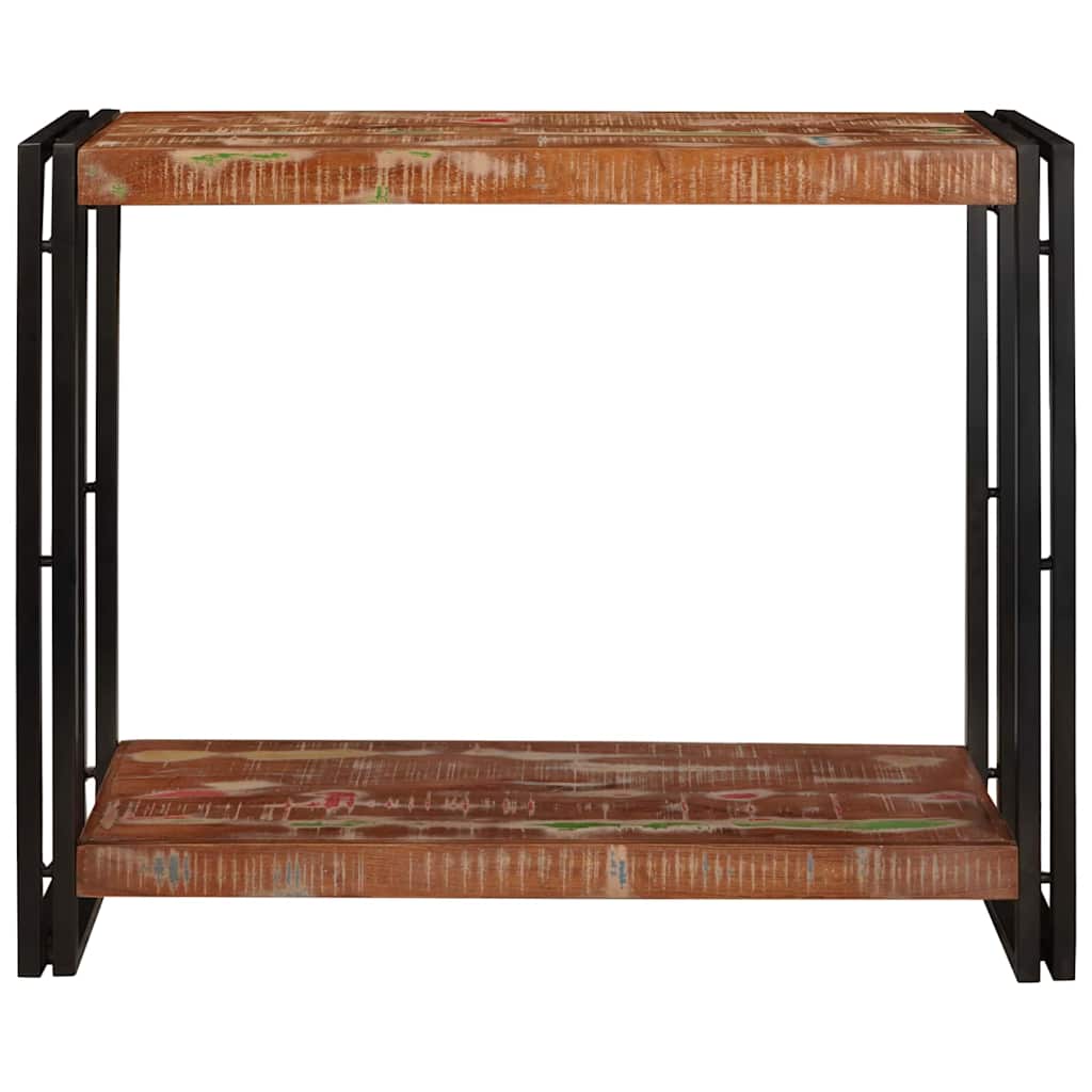 Console Table Multicolour 90 x 33 x 75 cm Solid Reclaim Wood