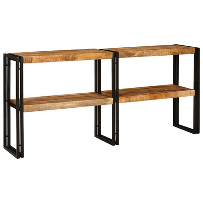 Console Table Brown 160 x 33 x 75 cm Solid Mango Wood