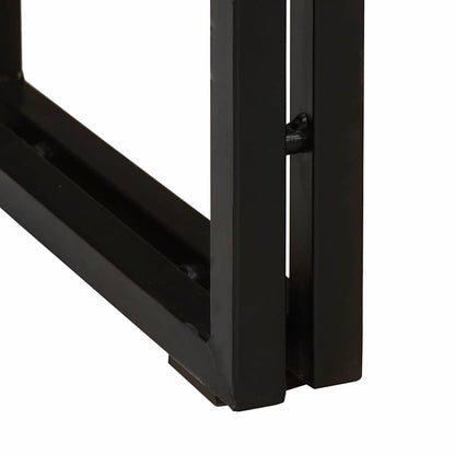 Console Table Brown 160 x 33 x 75 cm Solid Acacia Wood