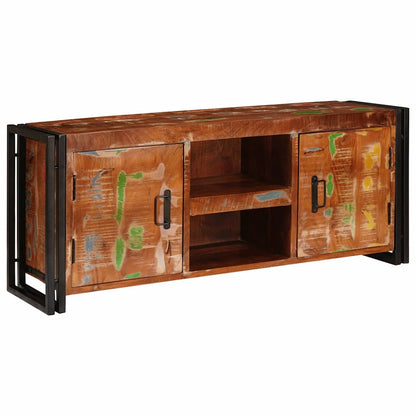 TV Cabinet Multicolour 120 x 33 x 50 cm Solid reclaimed wood