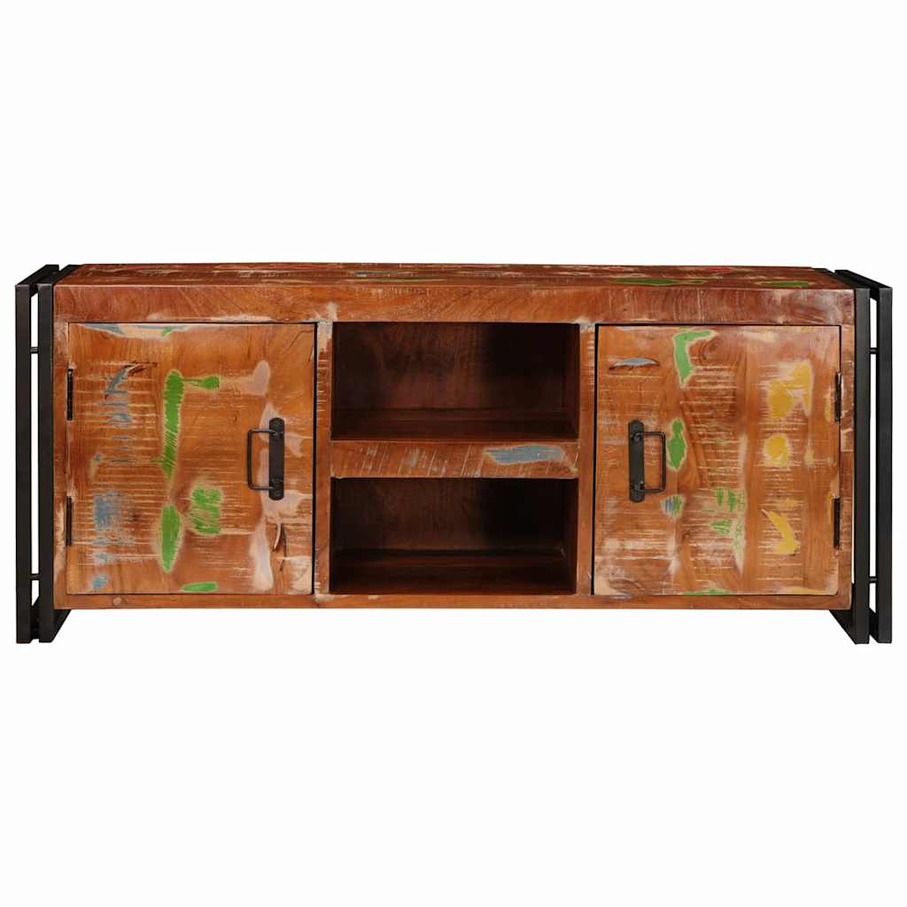 TV Cabinet Multicolour 120 x 33 x 50 cm Solid reclaimed wood