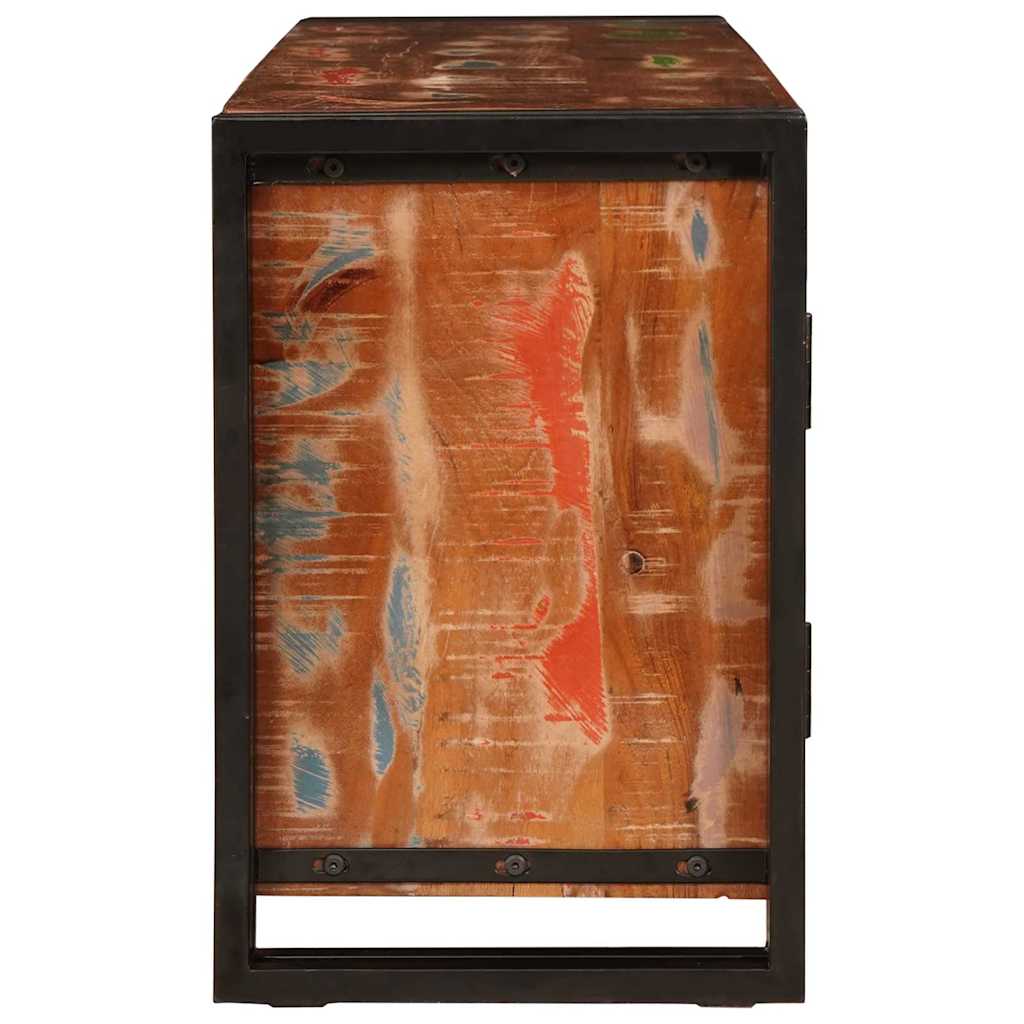 TV Cabinet Multicolour 120 x 33 x 50 cm Solid reclaimed wood