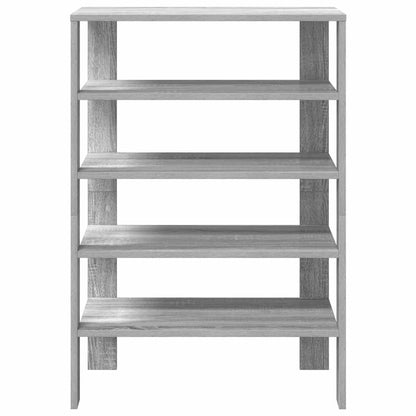 Shoe Rack Grey Sonoma 61x32x87.5 cm Engineered Wood