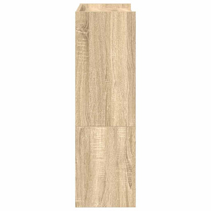 Shoe Rack Sonoma Oak 60x25x81 cm Engineered Wood
