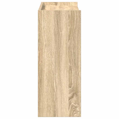 Shoe Rack Sonoma Oak 60x25x62 cm Engineered Wood