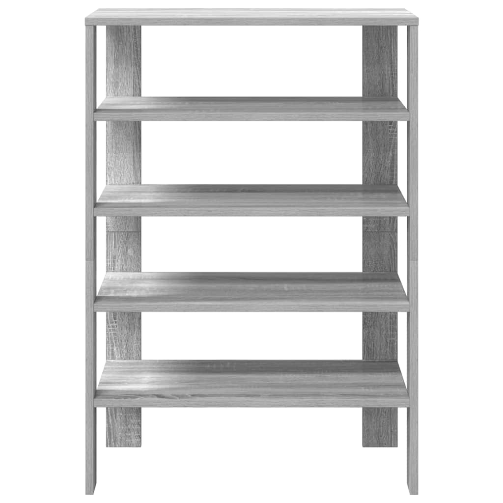 Shoe Rack Grey Sonoma 60x30x98 cm Engineered Wood