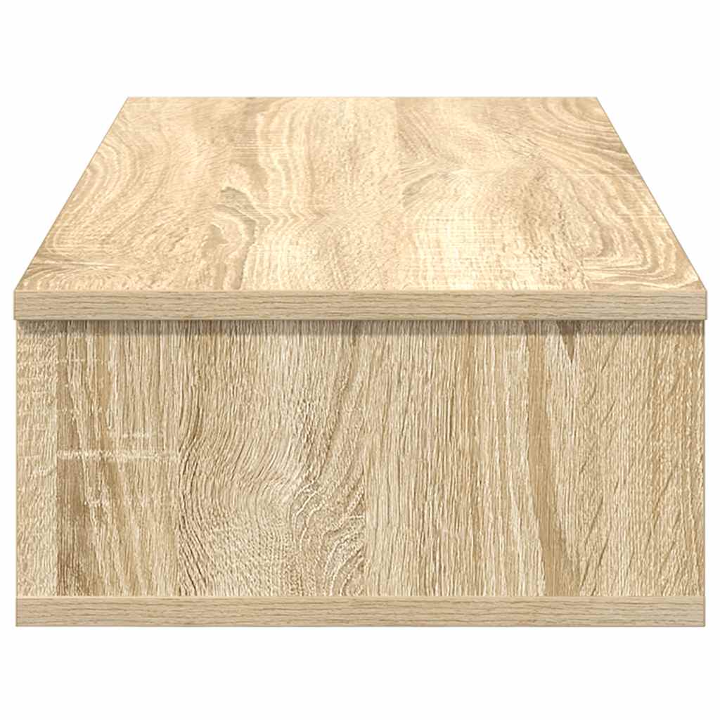 Wall Shelf with Drawers Sonoma Oak 80x34x17 cm Engineered Wood
