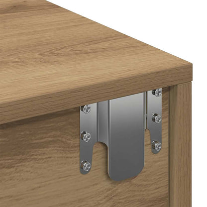 Wall Shelf with Drawers Artisian Oak 60x26.5x15 cm Engineered Wood