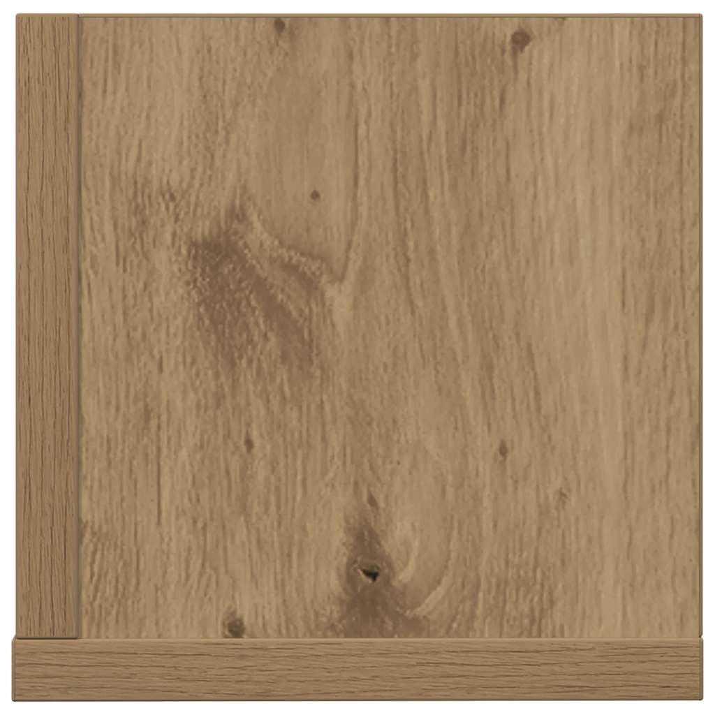 Wall Shelves 2 pcs Artisan Oak 75x16.5x16.5 cm Engineered Wood