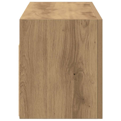 Bathroom Wall Cabinet Artisan Oak 60x25x30 cm Engineered Wood