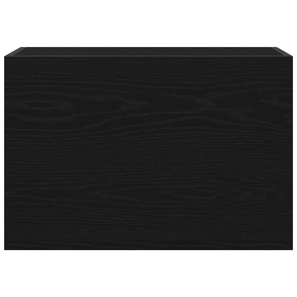 Bathroom Wall Cabinet Black 60x25x40 cm Engineered Wood