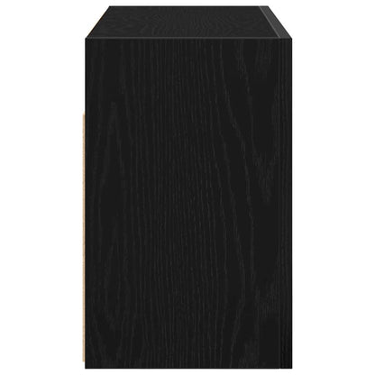 Bathroom Wall Cabinet Black 60x25x40 cm Engineered Wood