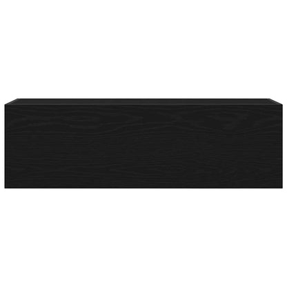 Bathroom Wall Cabinet Black 100x25x30 cm Engineered Wood