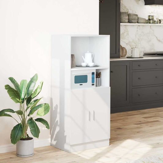 Kitchen Cabinet White 57x41.5x131.5 cm Engineered Wood