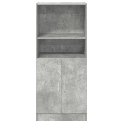 Kitchen Cabinet Concrete Grey 57x41,5x131,5 cm Engineered Wood
