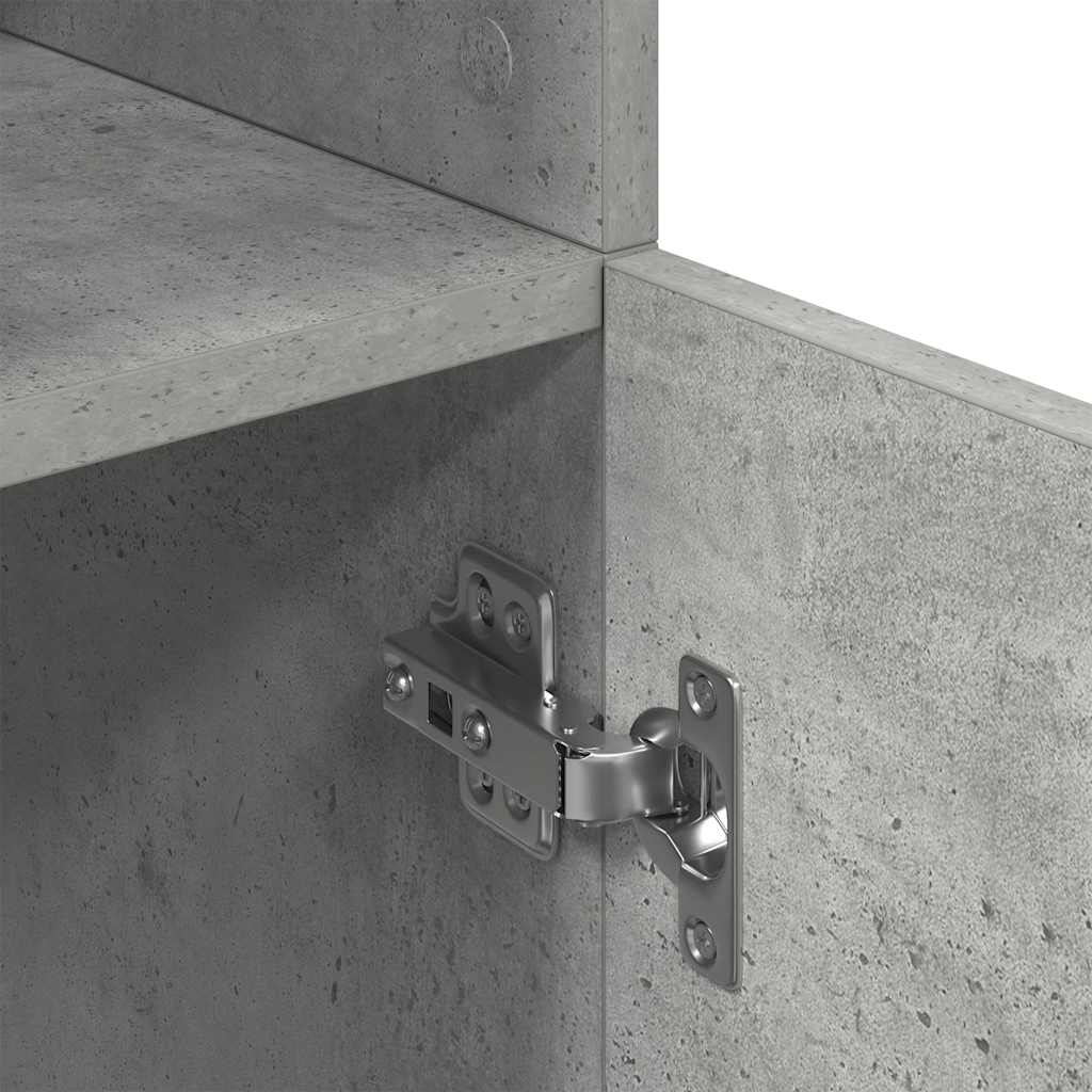 Kitchen Cabinet Concrete Grey 57x41,5x131,5 cm Engineered Wood