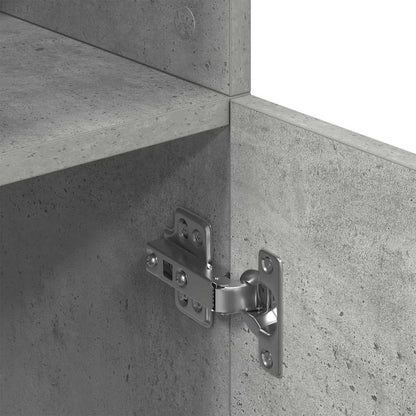 Kitchen Cabinet Concrete Grey 57x41,5x131,5 cm Engineered Wood