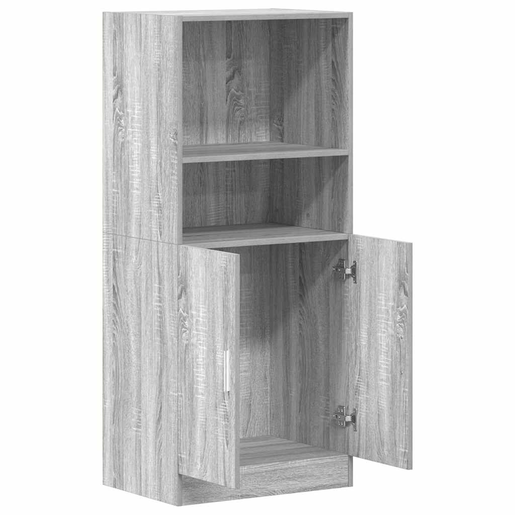 Kitchen Cabinet Grey Sonoma 57x41,5x131,5 cm Engineered Wood
