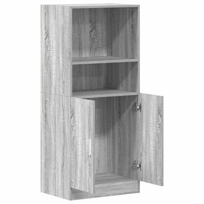 Kitchen Cabinet Grey Sonoma 57x41,5x131,5 cm Engineered Wood